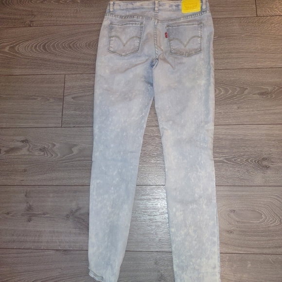 LEVIS 711 super skinny raw hem jeans - Picture 5 of 6